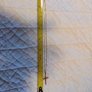 10k gold chain and cross